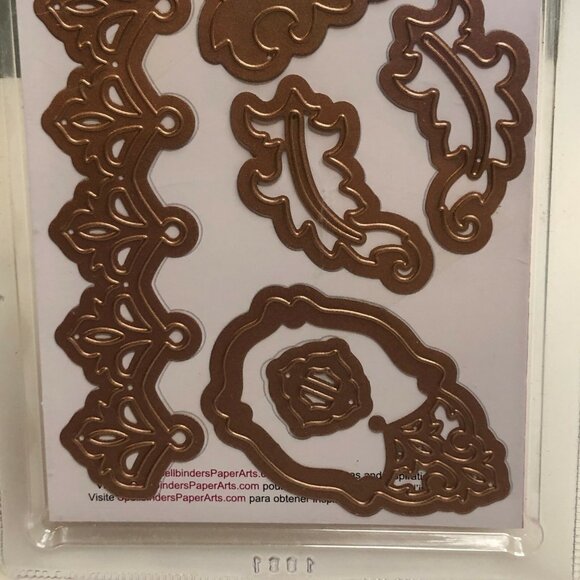 Spellbinders S5-080 Shapeabilities Damask Accents Die Set 7 Templates Designs - Picture 6 of 12